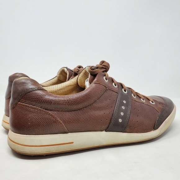 Ecco Mens Leather Round Toe Low Golf Shoes Size 46 main image 8